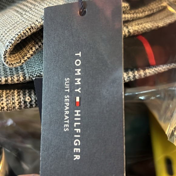 Tommy Hilfiger Size 10 Clear Palette Mixed Patter Black/Gray/White Jacket - Picture 14 of 14